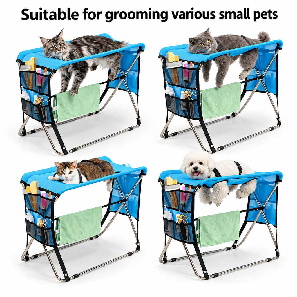 Purrvelle Pet Multi Grooming Hammock Stand