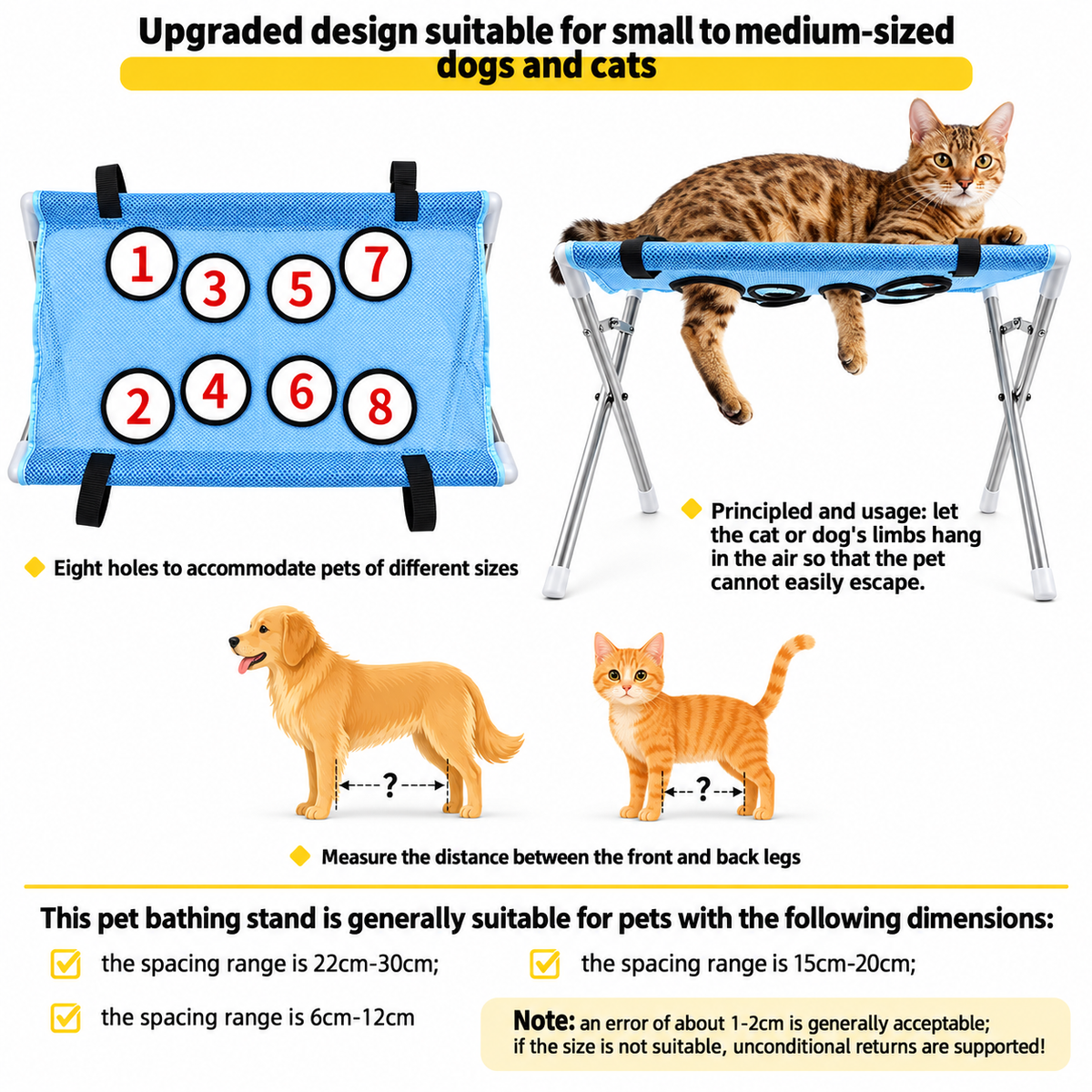 Purrvelle Pet Grooming Hammock Stand