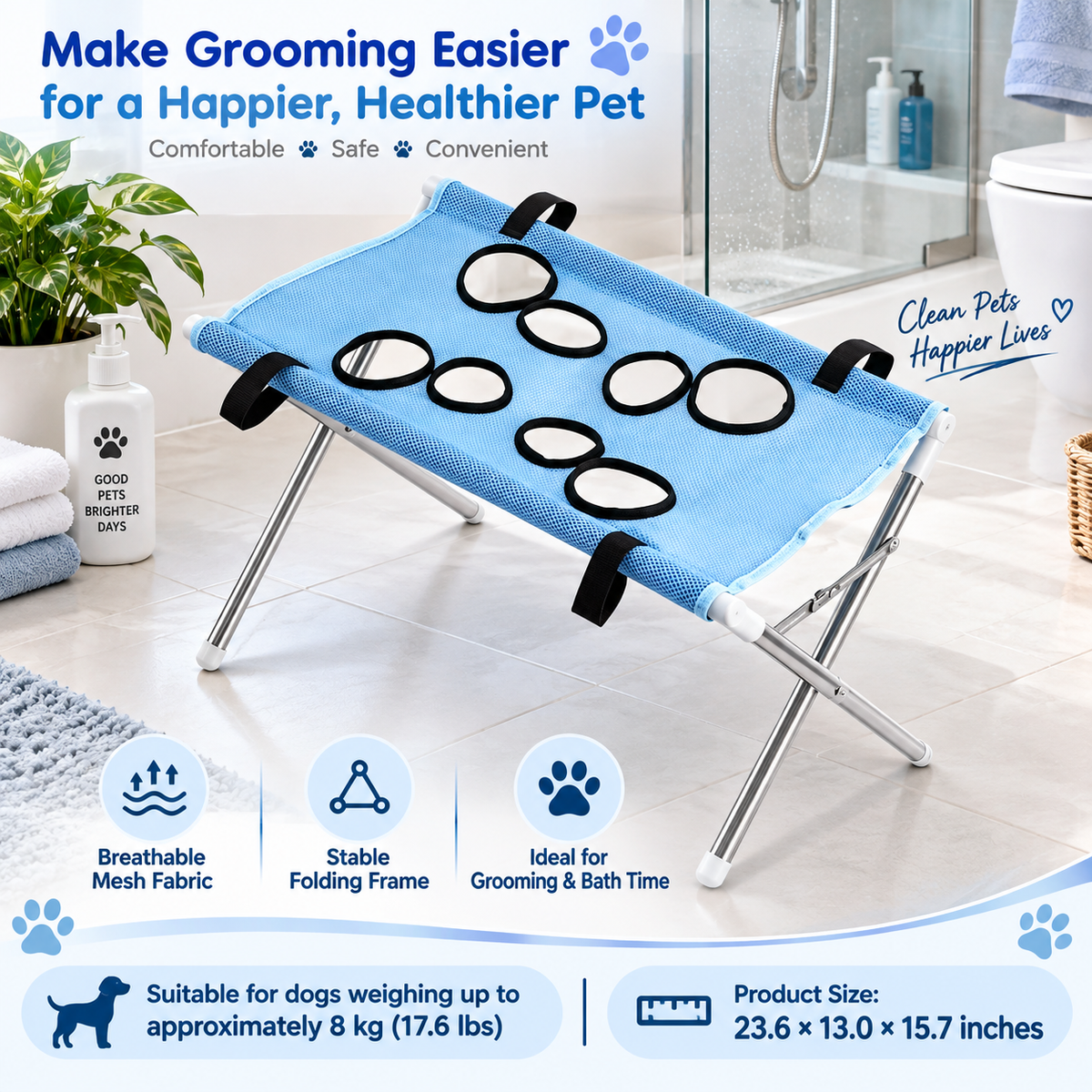 Purrvelle Pet Grooming Hammock Stand